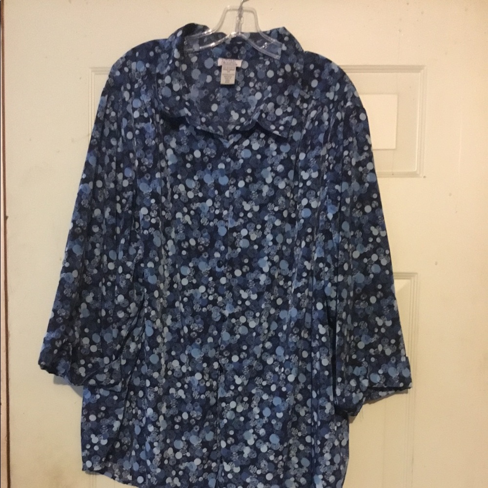 Bubble Print Blouse
